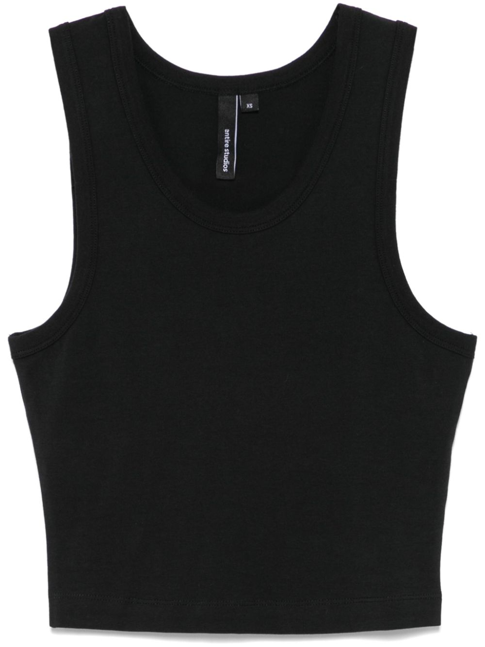 Black cropped tank top Entire studios - women - ENTIRE